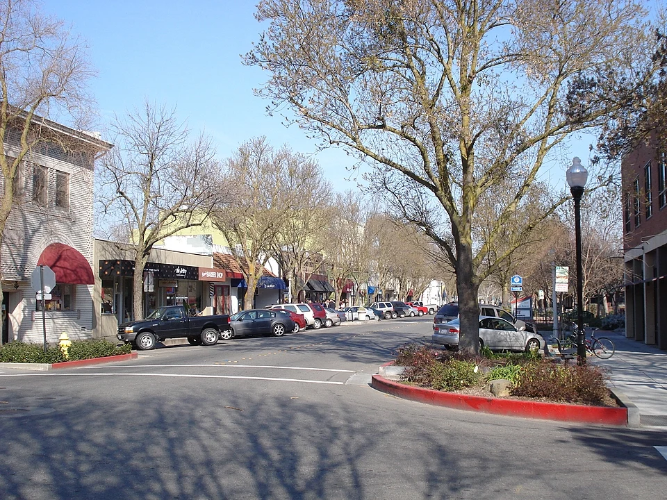 Downtown Davis streets